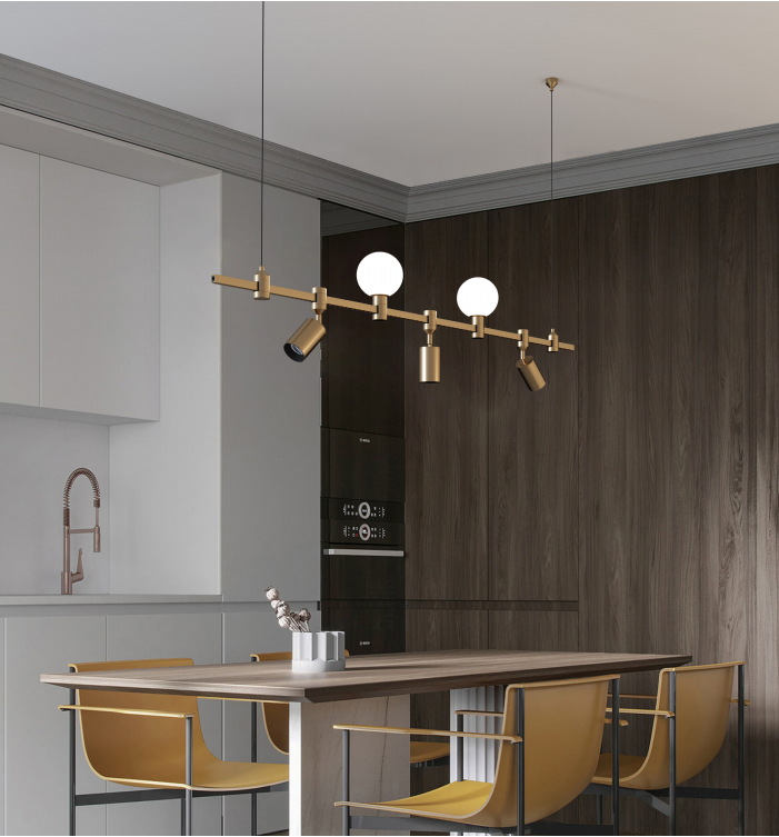 EP-L004 LED pendant light Retractable Linear Gold 24V Ceiling Mount Luxury Lamp Led Modern Light