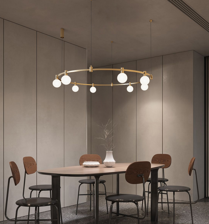 EP-R002 LED Pendant Light Brass Light