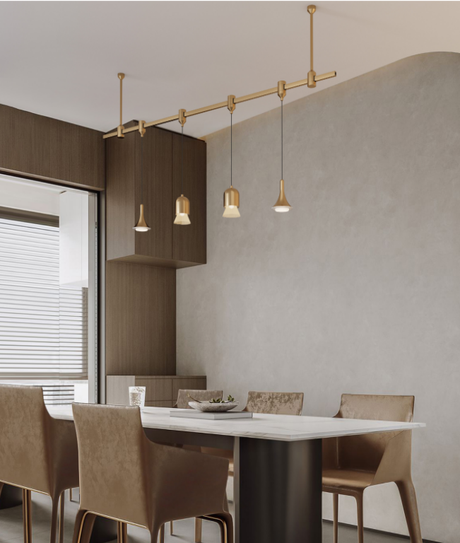EP-L005 Modular Brass LED Pendant Light