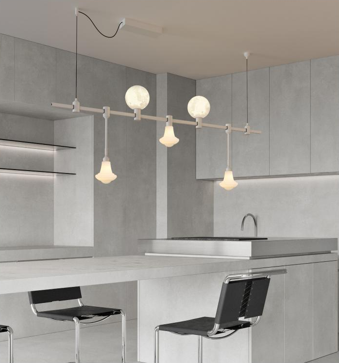 EP-L006 Modular Brass LED Pendant Light