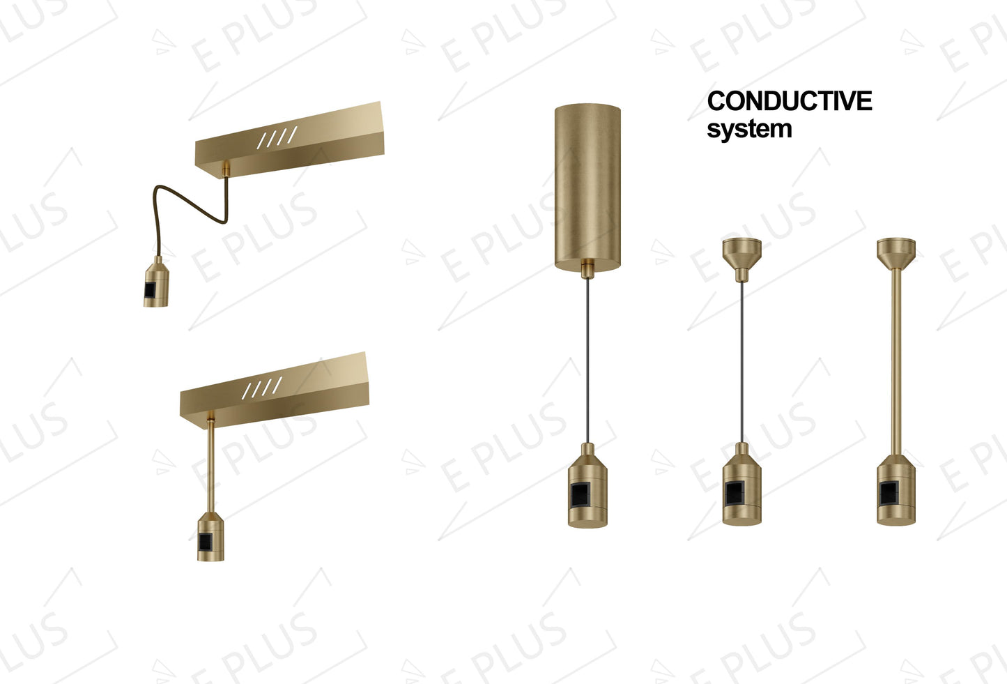 EP-R004 LED Pendant Light Brass Light