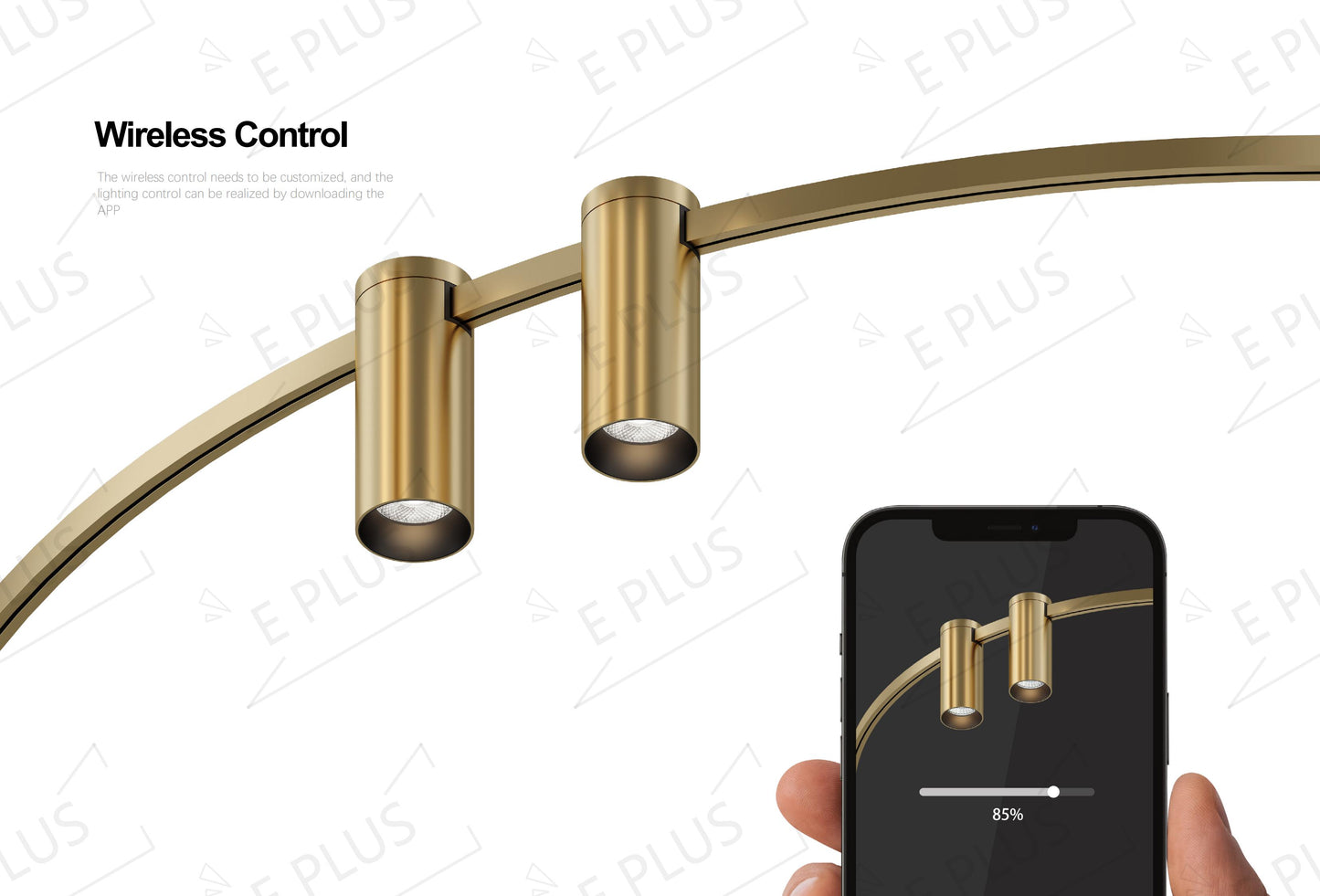 EP-L013 LED Pendant Light Brass Light Docoration light 24V Docoration lights Professional Design Customizable Indoor LED Modern Chandelier Brass Track Lighting
